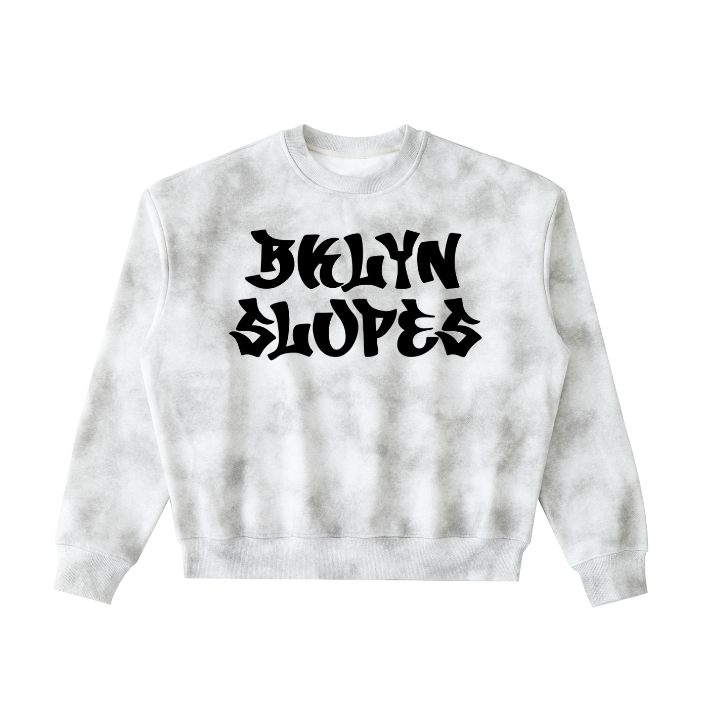 Dirty Washed Boxy Fleeced Sweatshirt